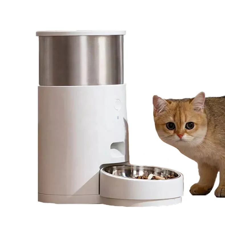 Contemporary Whole Hot Sell Automatic Pet Feeder WIFI APP Control Smart Dog Food Feeder Cat Food Dispenser Elegant