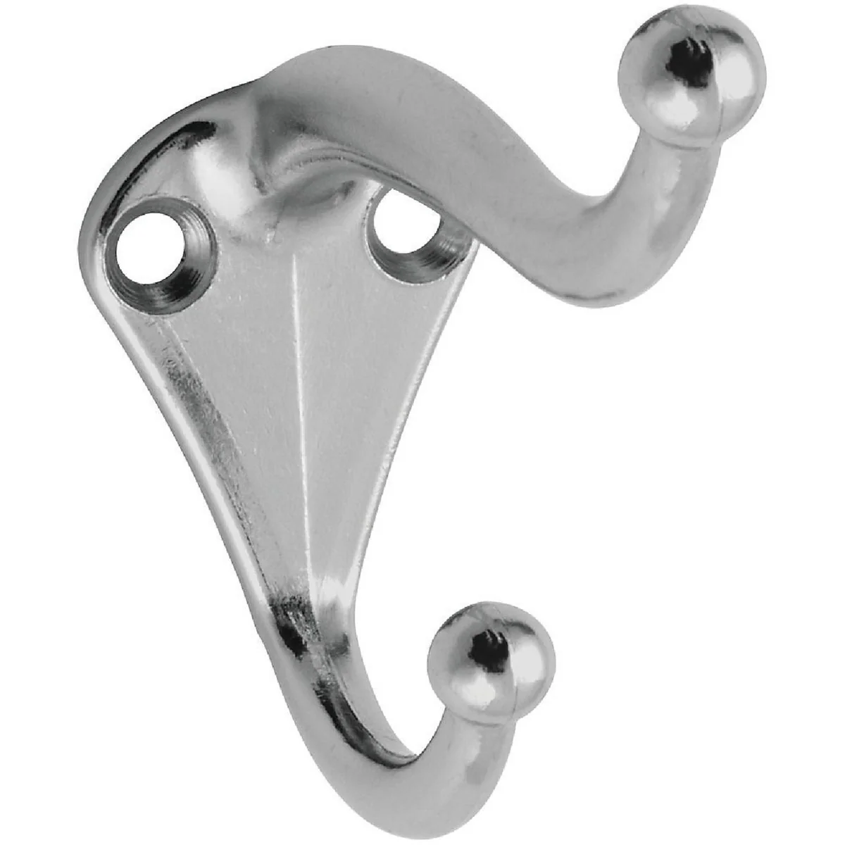 Genuine National Nickel Coat Hat Wardrobe Hook 2 per Card Easy-to-Use