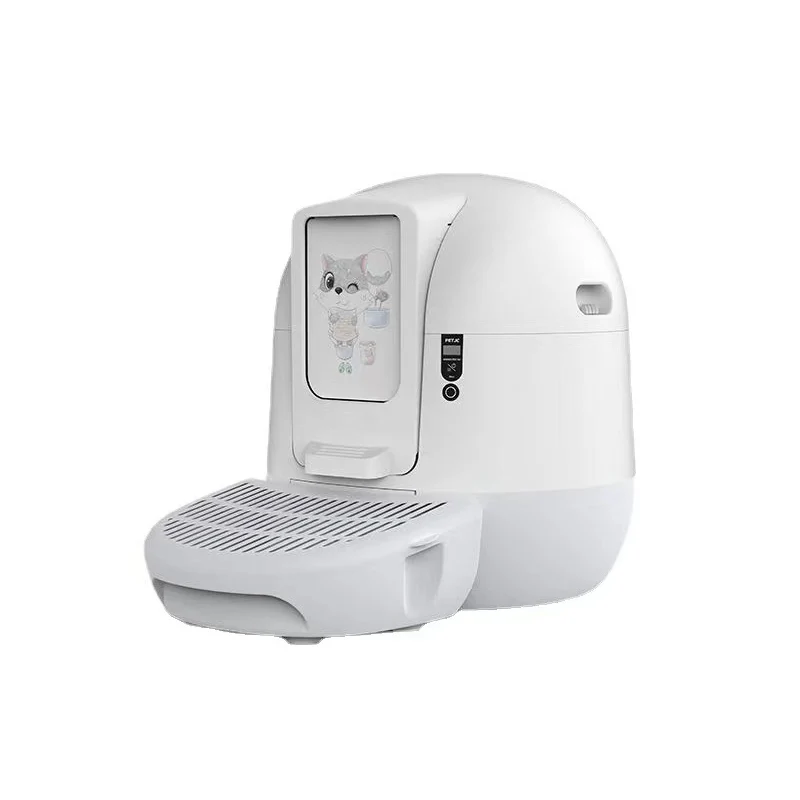 Clean Manufacturer Self-cleaning smart cat litter box App control with anti-pinch sensor cat toilet fully enclosed Superior