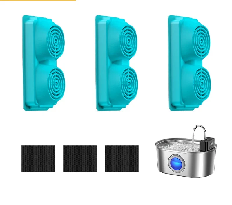 First-Class Cat Fountain Filter – 3.2L Stainless Steel Wireless Fountain Compatible Filters Clean