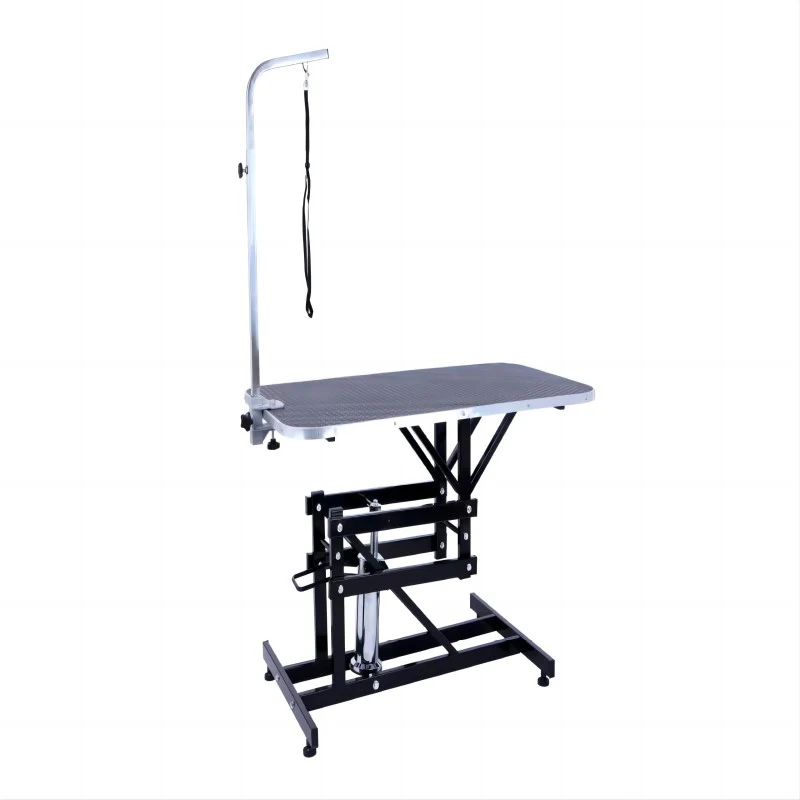 Long-Lasting Factory Price Electric Pet Grooming Table Foldable Stainless Steel Dog Grooming Electric Table with LED Comfortable