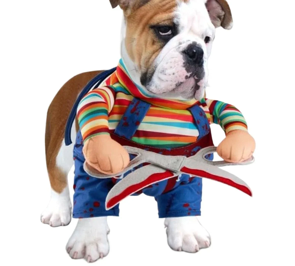Consistent Halloween Pet Costume – Funny Scissors Doll Outfit for Cats Dogs Comfortable