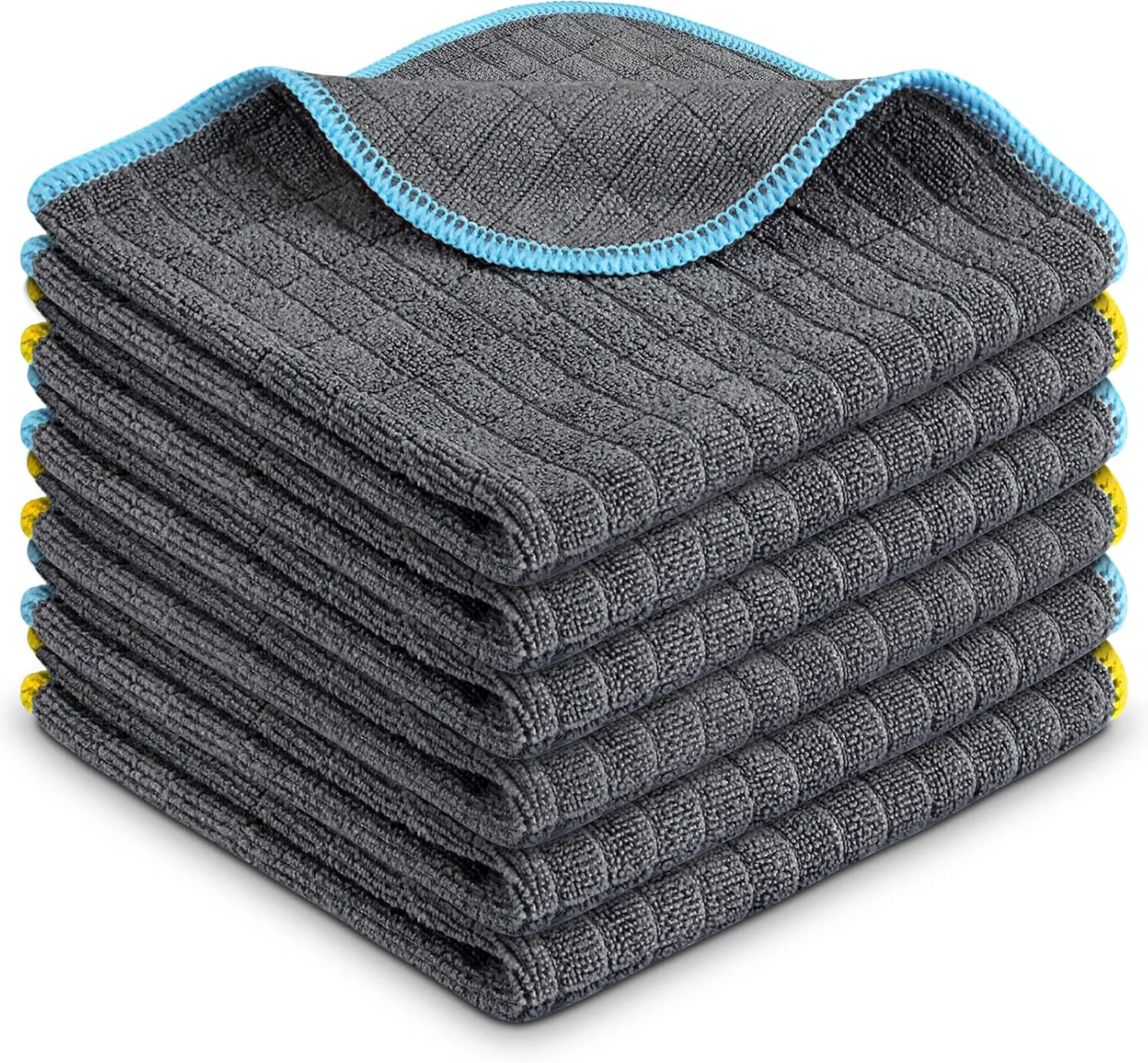 Outstanding Airlab Microfiber Cleaning Cloth for Household Dust Rags for Cleaning All-Purpose Towels Streak Kitchen Dishes Reusable Pack of 6 12 x 12 Green