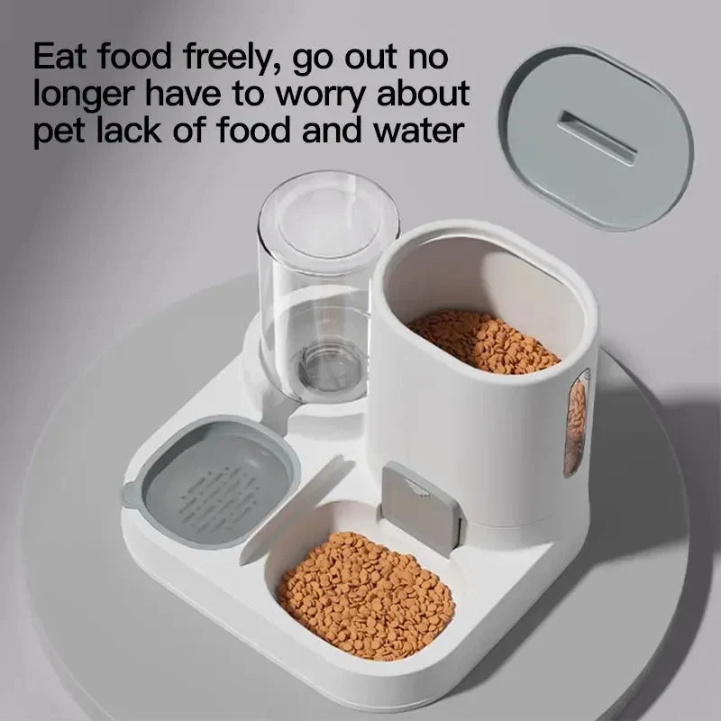 Consistent Catvera Automatic Dual Bowl Pet Feeder Secure