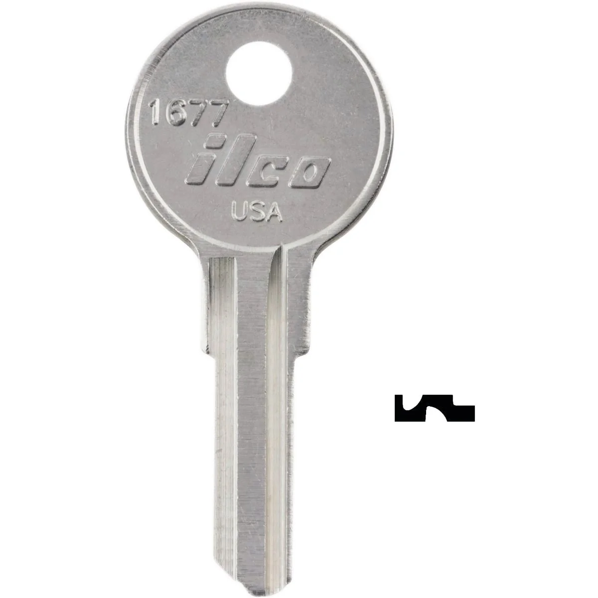 Long-Lasting ILCO 1677 E-Z-Go Key Blank 10-Pack Top-Quality