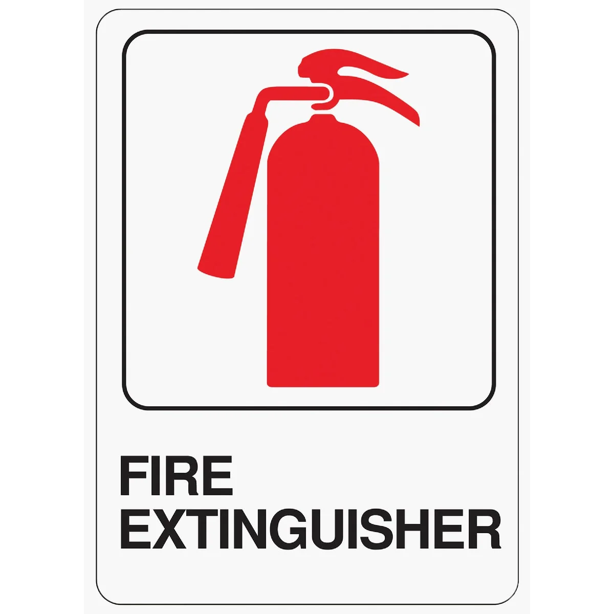 Premium Material Hy-Ko Deco Series Heavy-Duty Plastic Sign Fire Extinguisher Fast