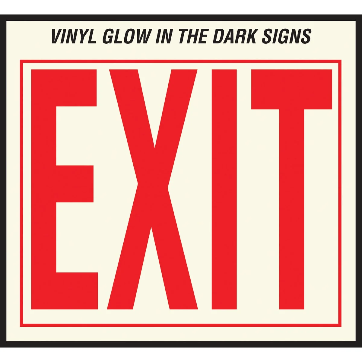 Artisan Hy-Ko Vinyl Sign Exit Clean