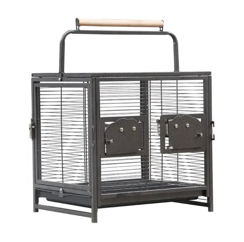 Outstanding Whole British portable parrot cage ultra-light travel birdcage can be carried outdoors for short-term travel Certified