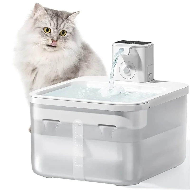 Convenient Factory Whole Smart Cat Fountain Induction Water Dispenser Ultra-quiet Pet Drinking Water Dispenser Genuine