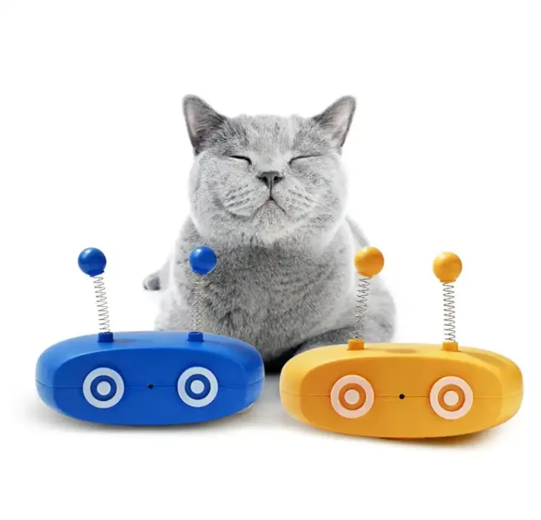 Comfortable Funny Automatic Smart Vocal Interactive Cat Toy With Laser And Feather Rechargeable Robotic Pet Toys Factory Easy-to-Use