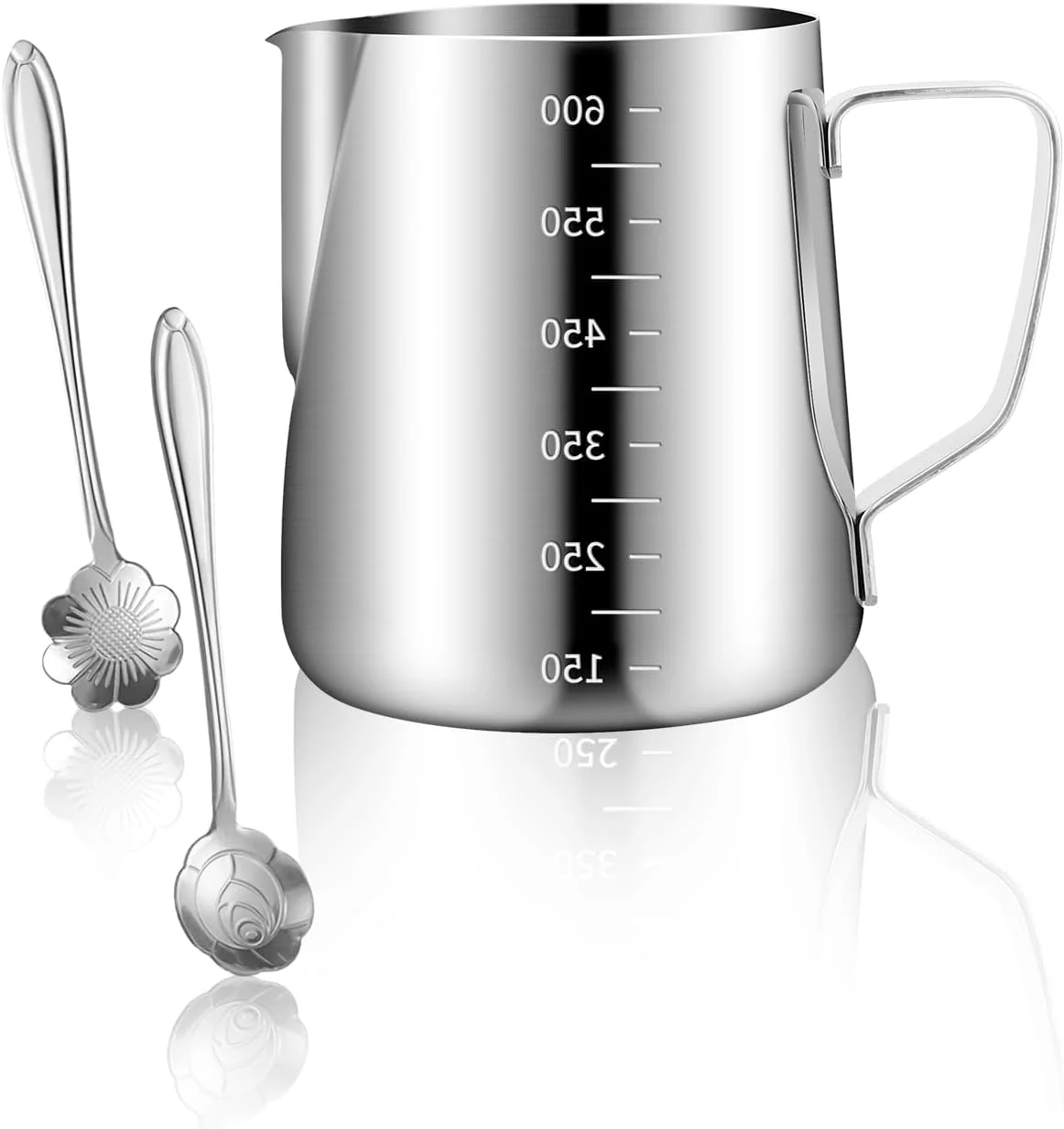 Original Design Milk Frothing Pitcher 900ml 32oz Steaming Pitchers Set Long-Lasting