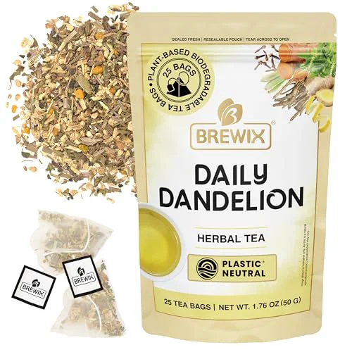 World-Class Dandelion Root Detox Tea 25 Count First-Class