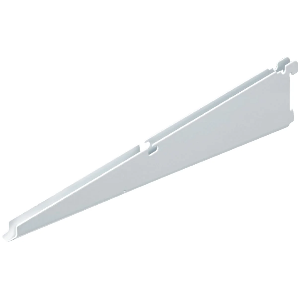 Relaxed domRail 12 In. White Twin Shelf Bracket Functional