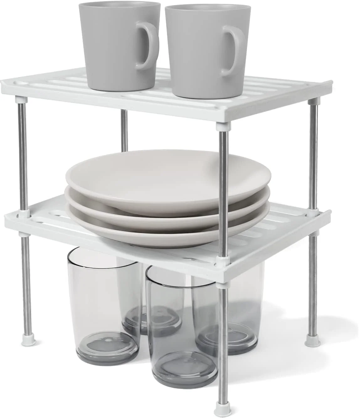 Smart carrotez Kitchen Cabinet Organizer Cabinet Shelves and Storage Pantry Storage Shelf Organizer Kitchen Counter Shelf Cupboard Under Sink Fine Crafted