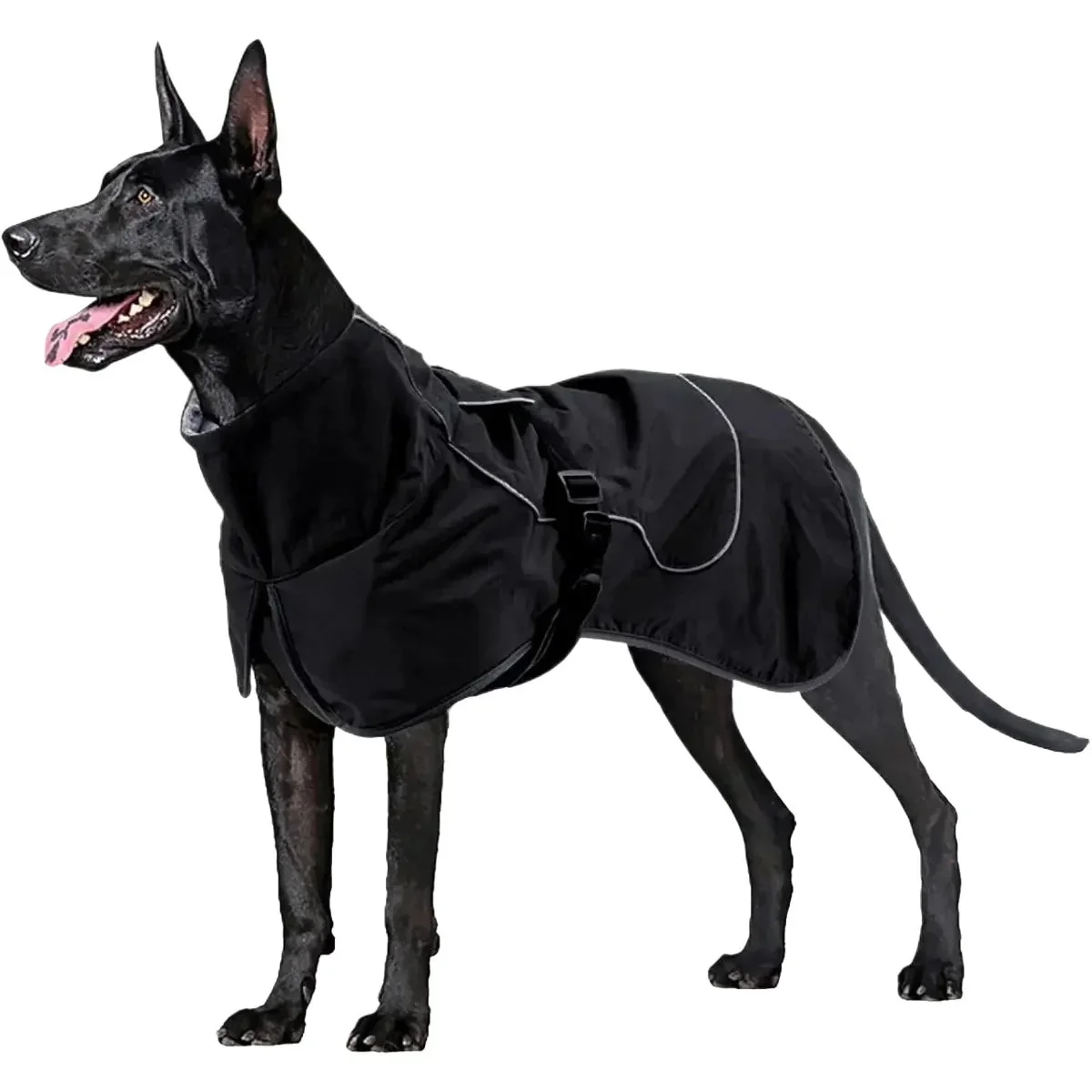 Casual Waterproof Dog Jacket – Fleece Lined Reflective Coat for Cold Weather Environmentally Friendly