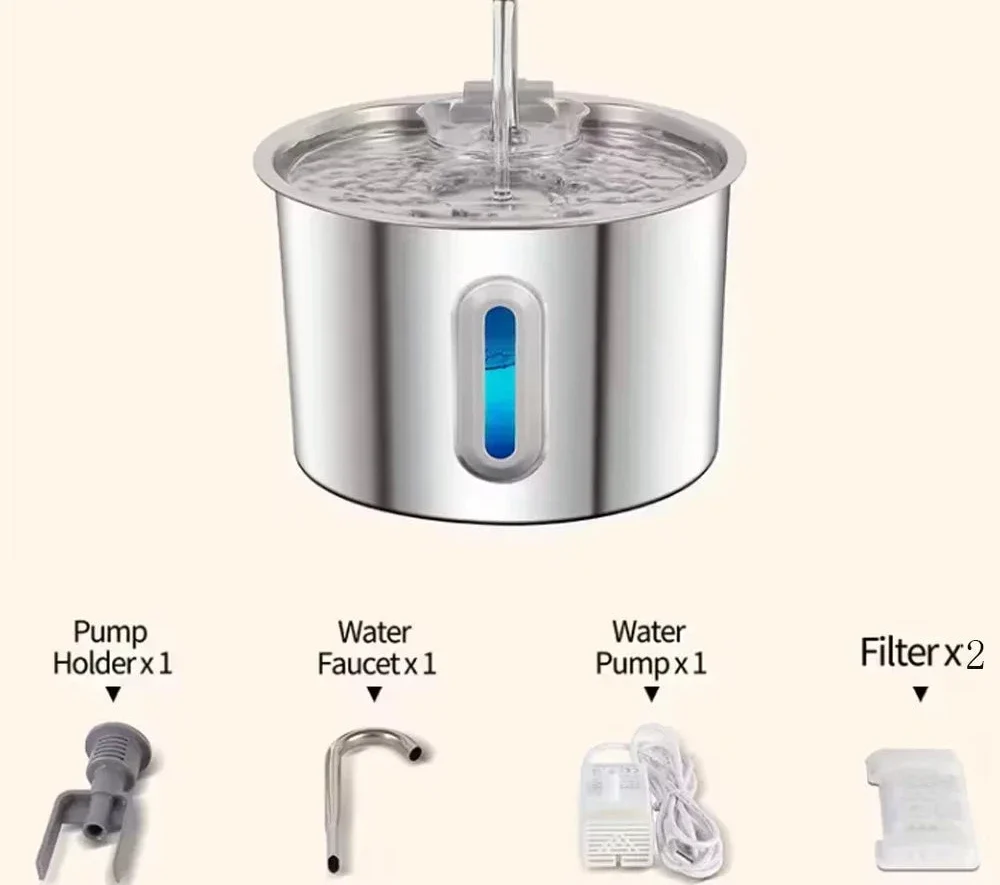 Environmentally Friendly Smart Pet Water Fountain 2.2L High-Grade