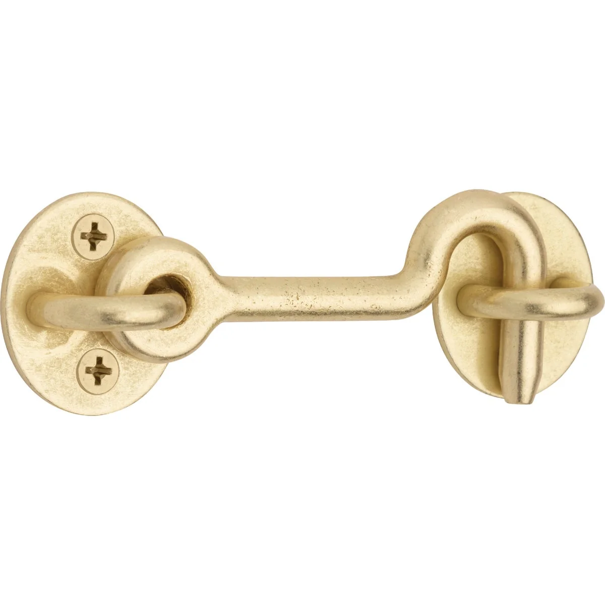 Consistent National V1020 Matte Brushed Gold Door Privacy Hook Durable