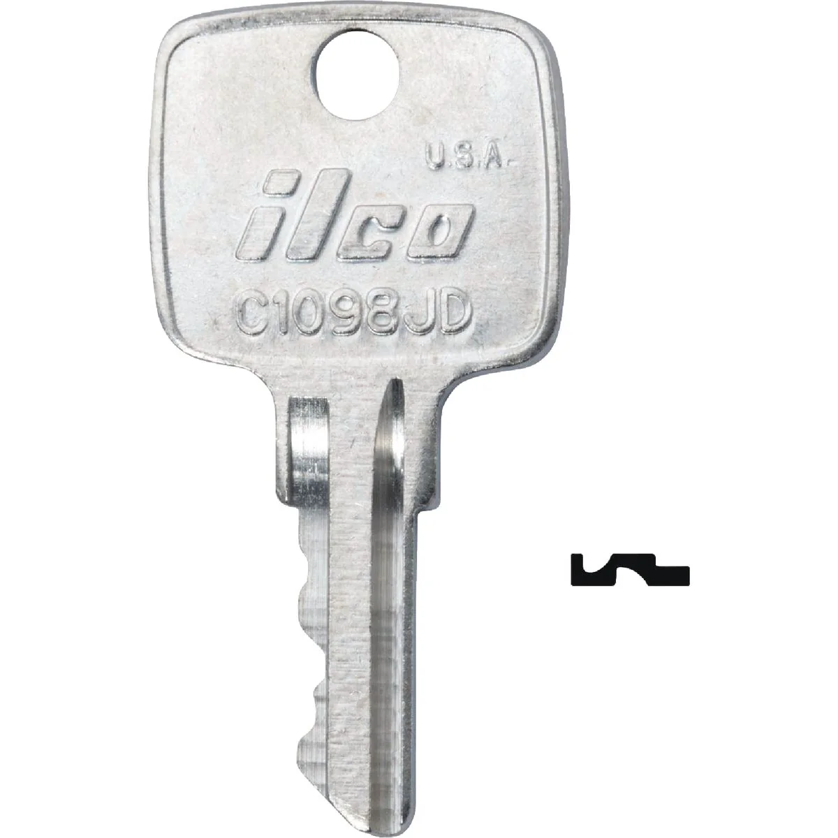 Reusable Ilco C1098JD John Deere Tractor Key Blank 10-Pack Original