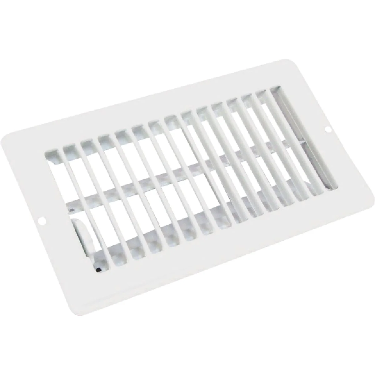 Long-Lasting United States Hardware 4 In. x 10 In. x 11 16 In. White Steel Floor Register Advanced