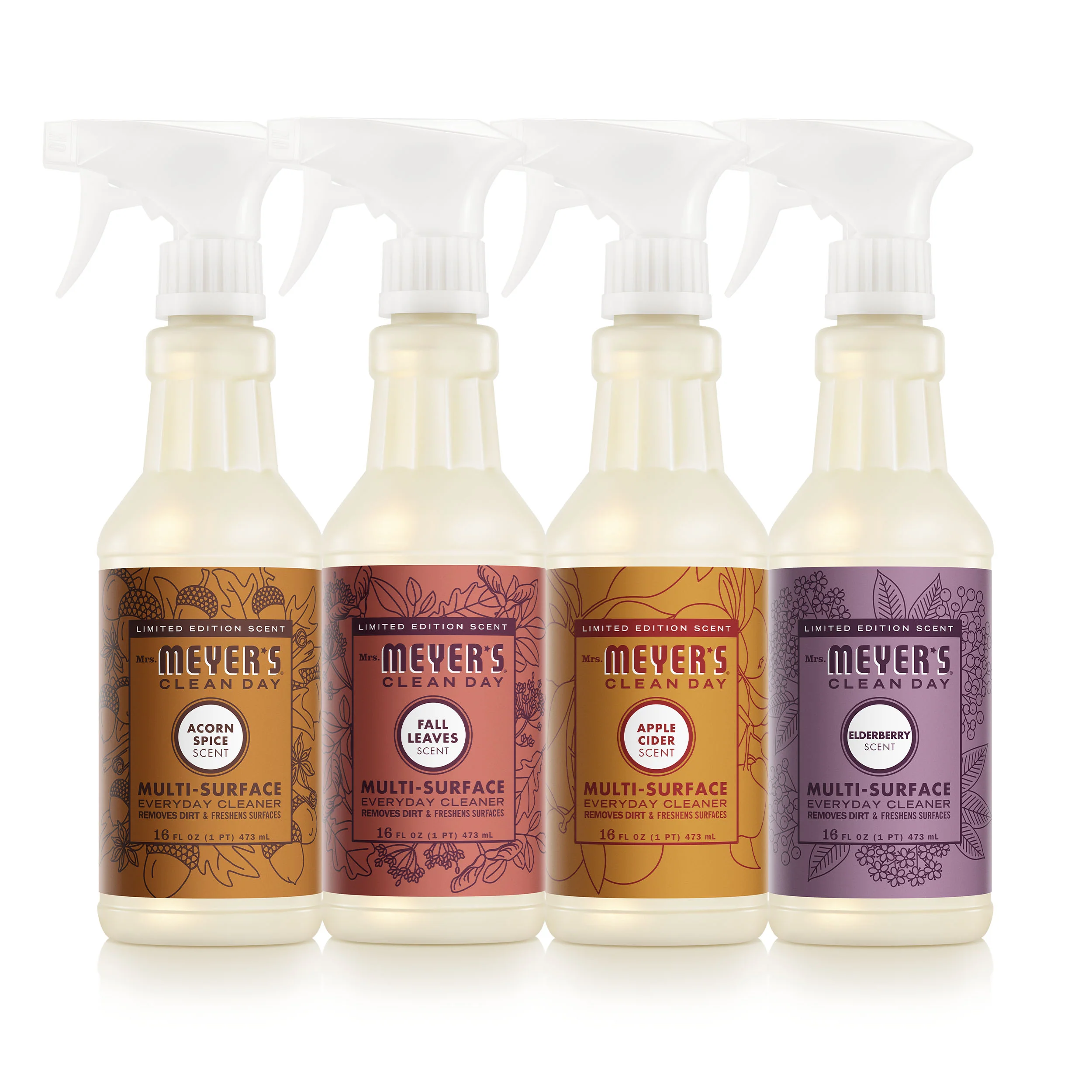 Carefully Designed Mrs. Meyer’s Multi-Surface Cleaner Set – Fall Collection Fast