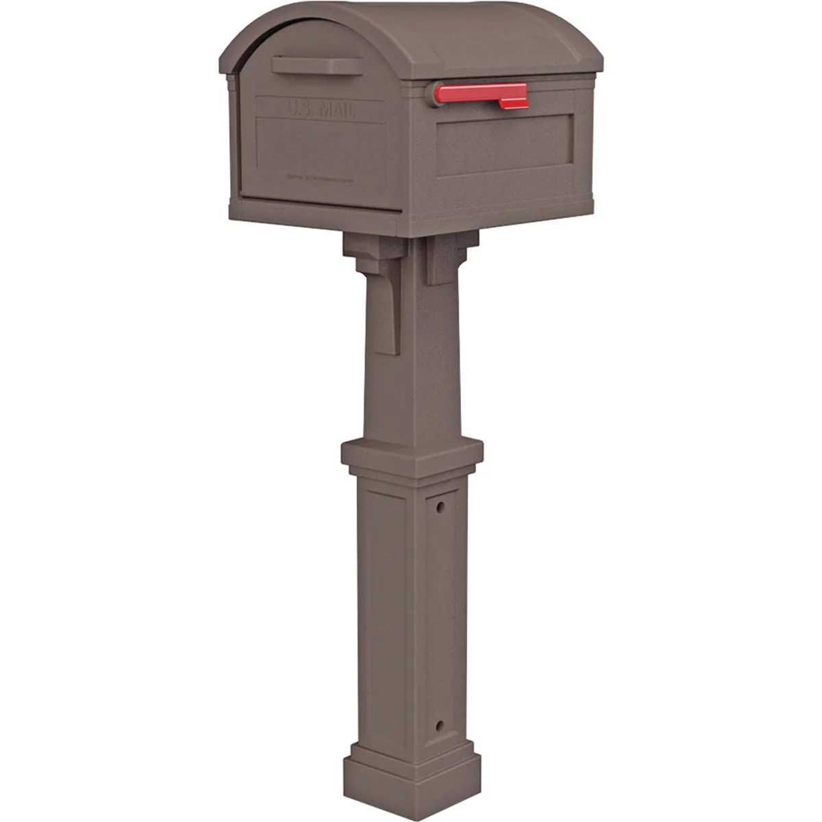 Next-Generation Gibraltar Grand Haven Mocha All In One Mailbox Versatile