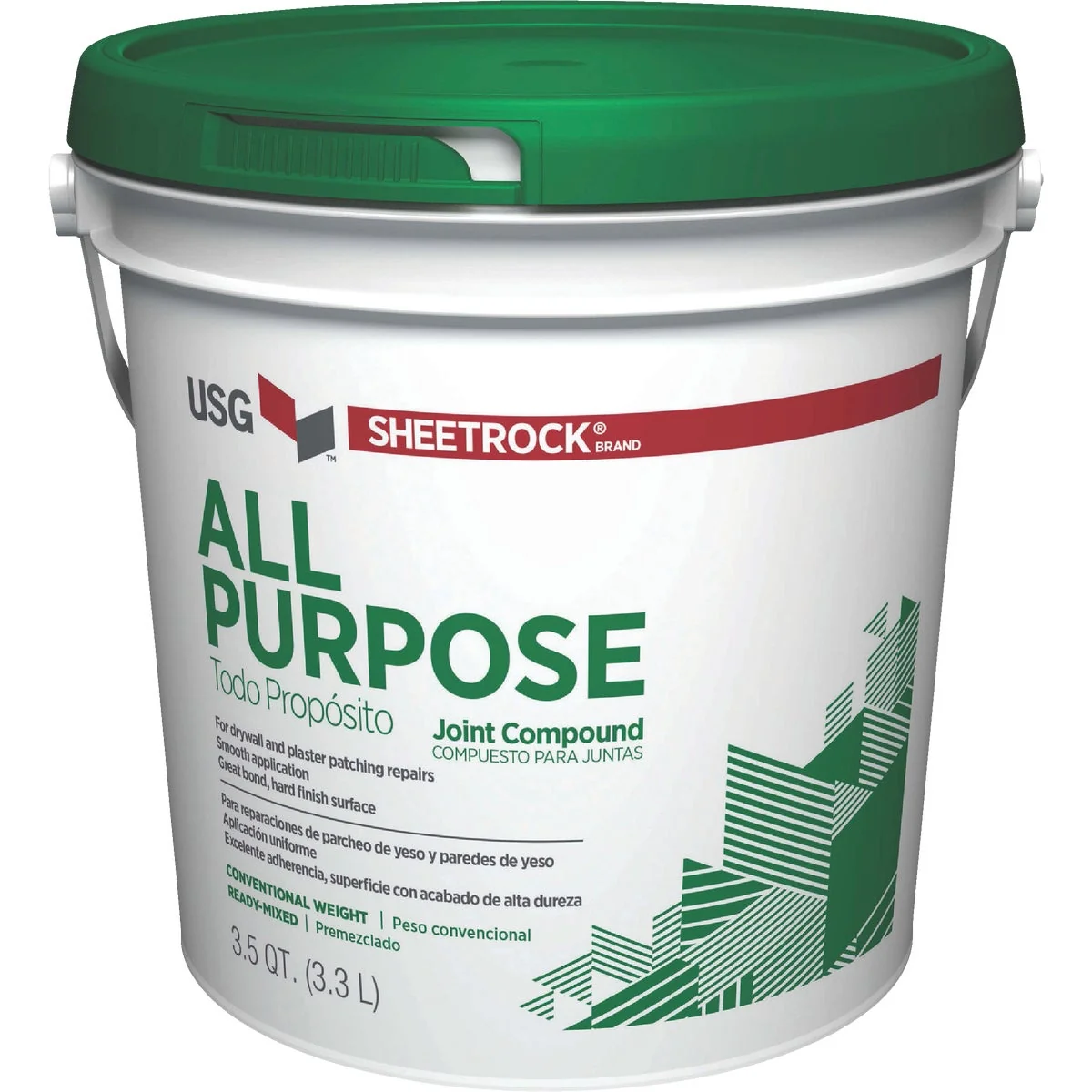 Official Sheetrock 3.5 Qt. Pre-Mixed All-Purpose Drywall Joint Compound Luxury