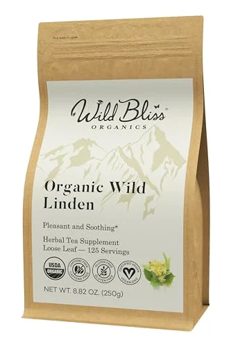 Certified Organic Linden Flower Tea 125 Count Fast