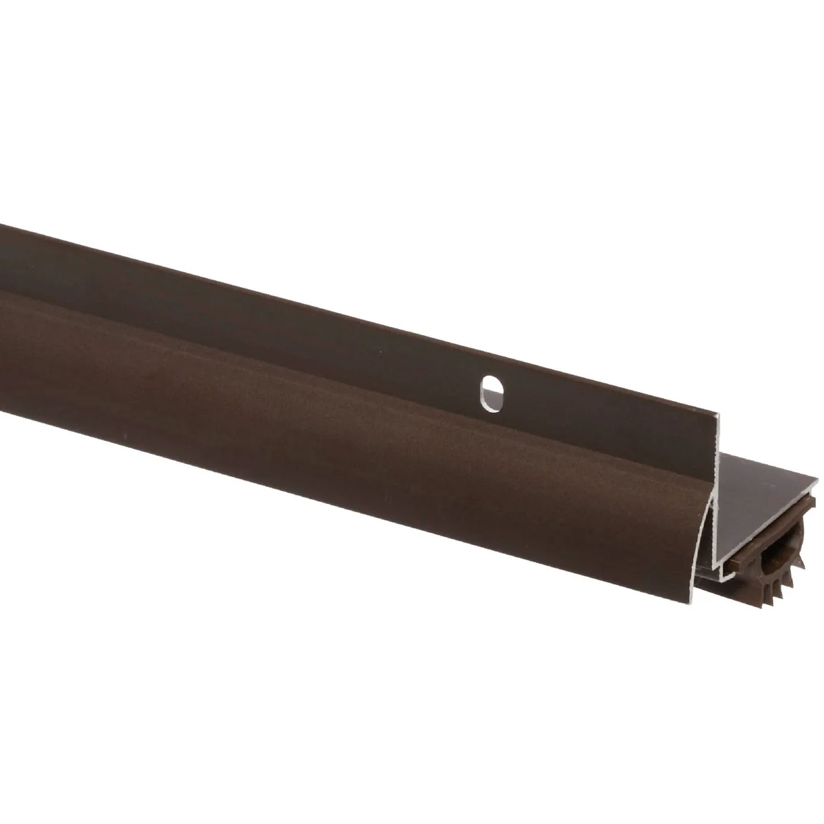 Healthy Do it 1.75 In. W. x 1.25 In. H. x 36 In. L. Bronze Aluminum L-Shaped Door Bottom with Drip Cap Sophisticated