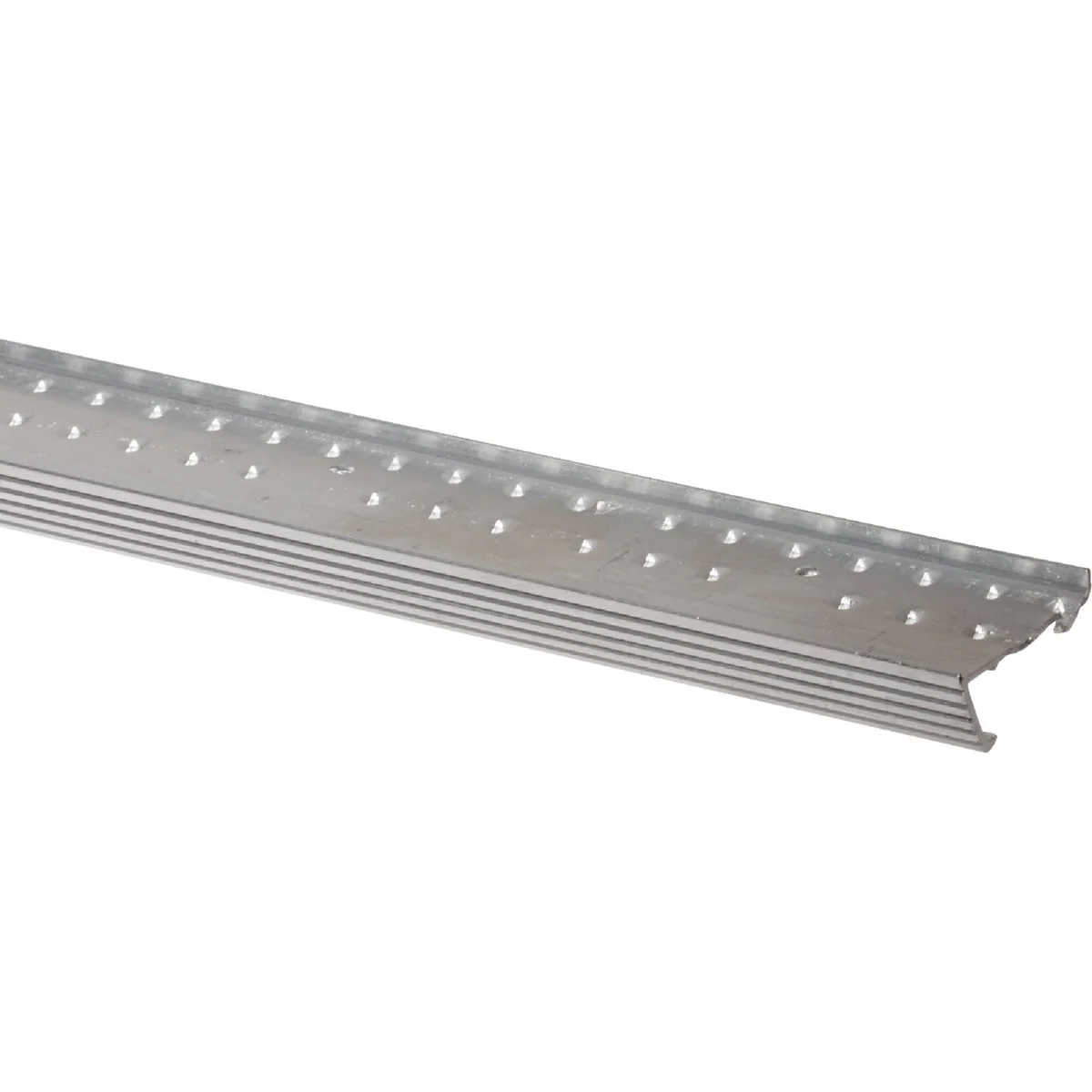 Recyclable Do it Silver Fluted 1-3 8 In. x 6 Ft. Carpet Clamdown with Teeth Exceptional