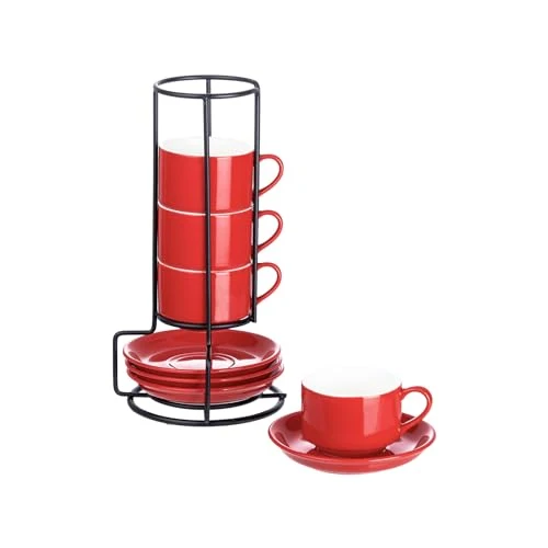 User-Friendly 2.5 Ounce Espresso Cups Set of 4 4 Count Consistent