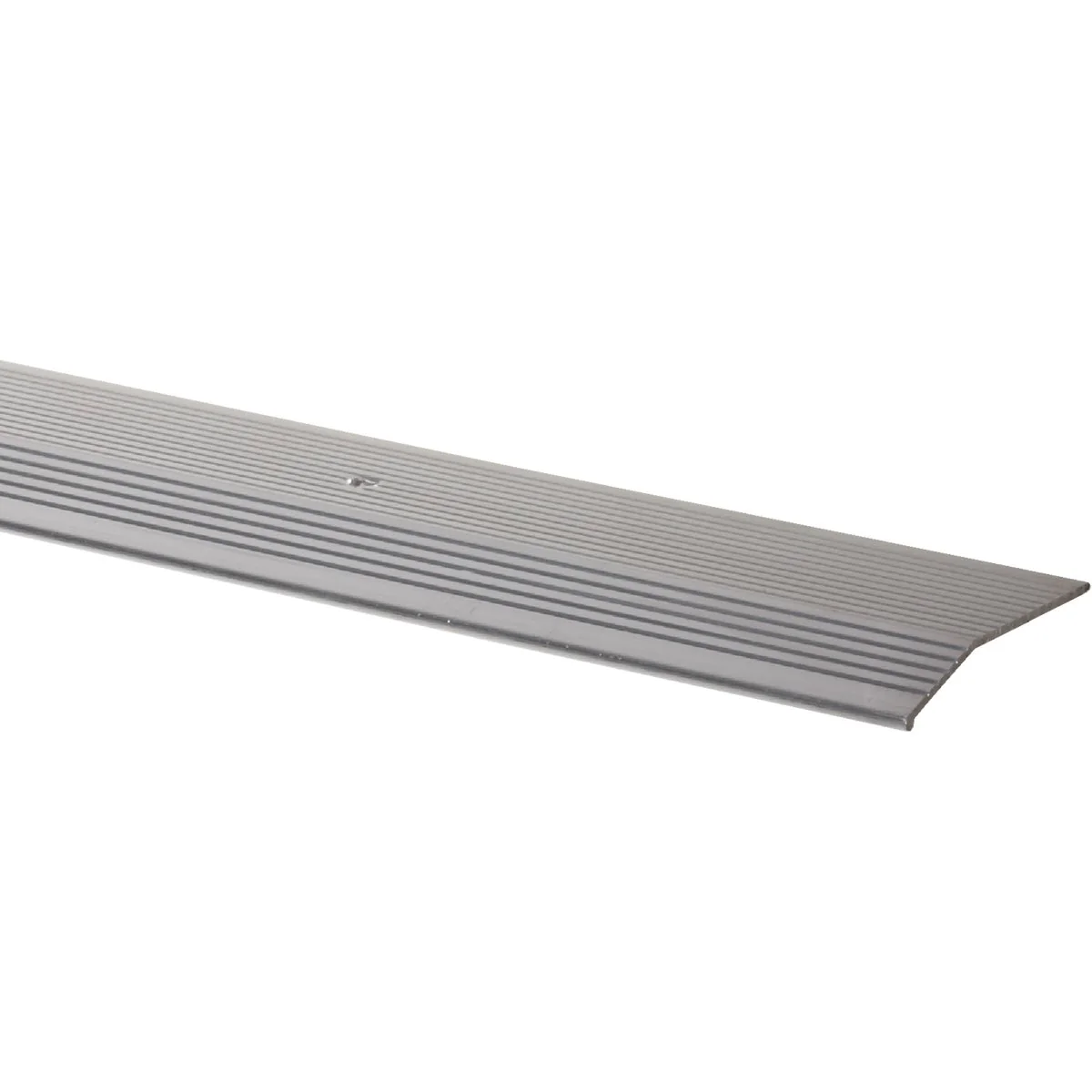 Consistent Do it Satin Silver Fluted 2 In. x 6 Ft. Aluminum Carpet Trim Bar Extra Wide Natural