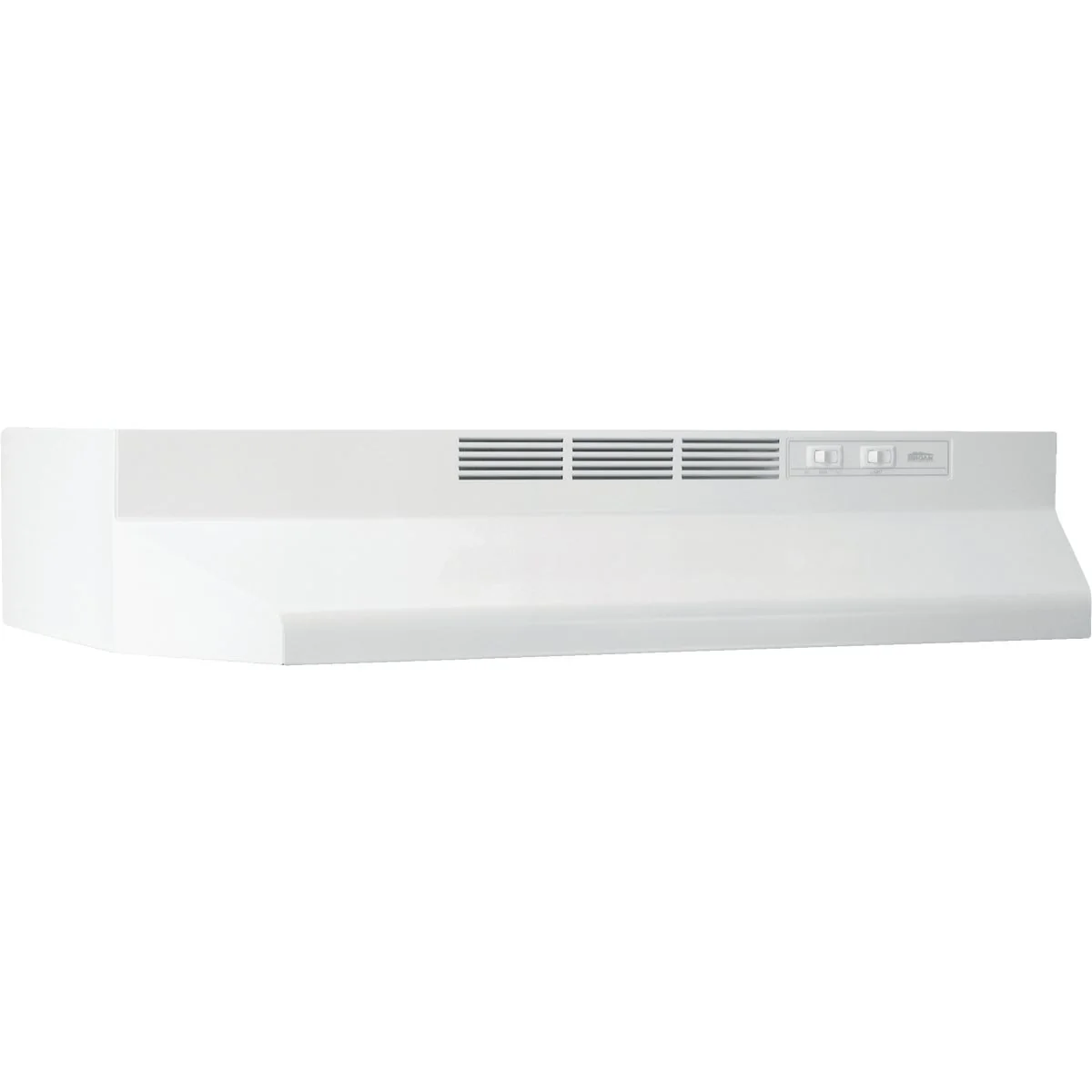 Practical Broan-Nutone 41000 Series 24 In. Non-Ducted White Range Hood Secure