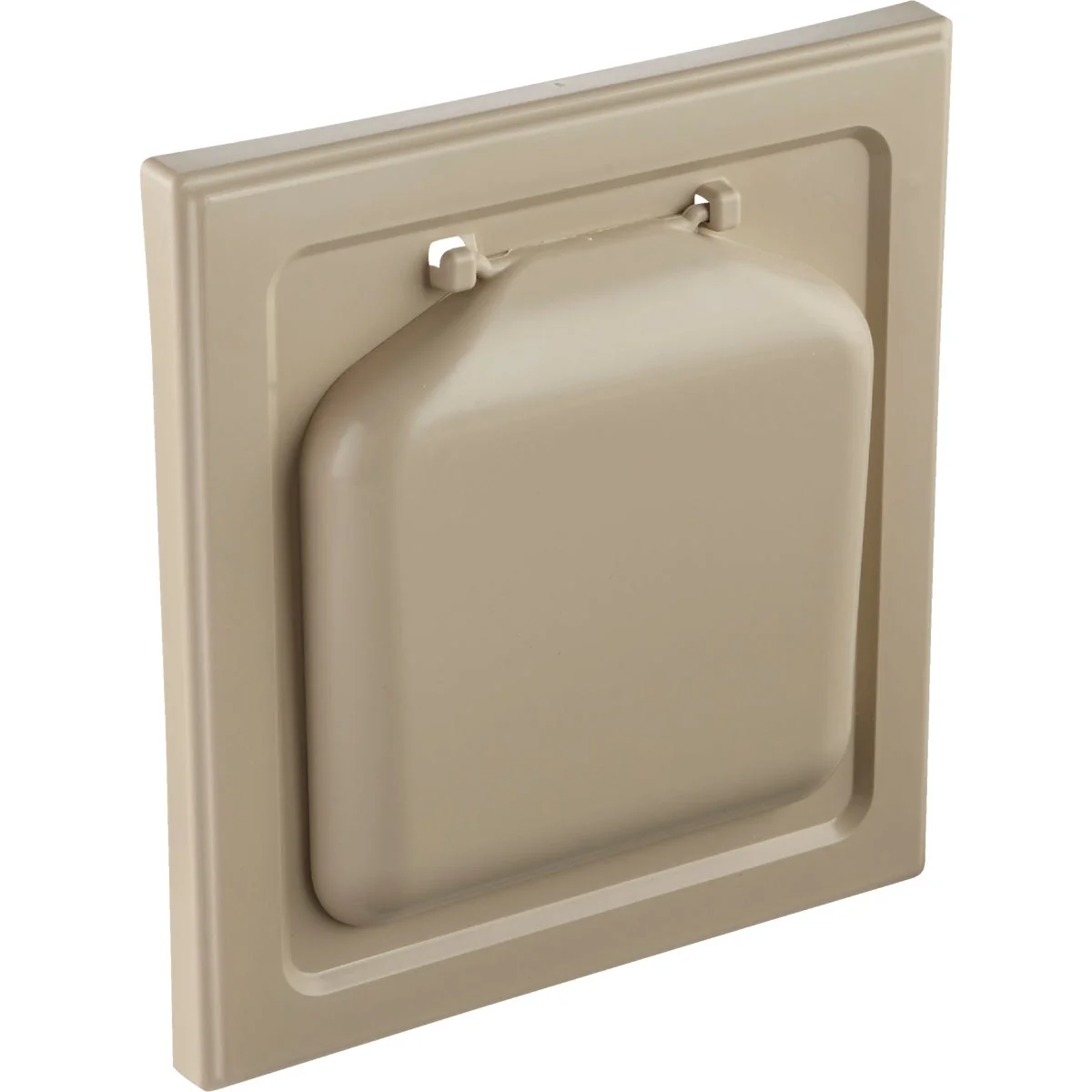 Versatile No-Pest 4 In. Tan Plastic Wide Mount Dryer Vent Hood First-Class