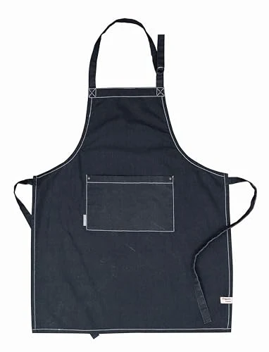 Consistent Cotton Solid Aprons for Women with Pocket Specialty