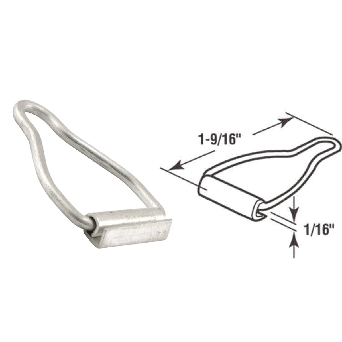 Natural Prime-Line Spline Channel Bail Latch 25-Pack Consistent