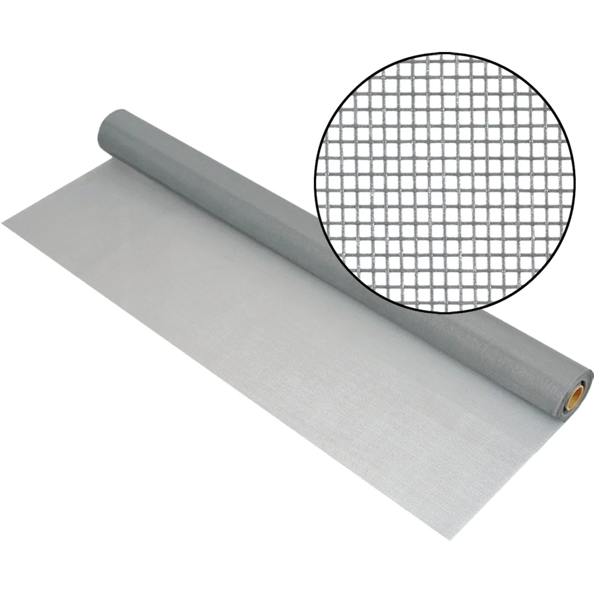 Top-Quality Phifer 60 In. x 100 Ft. Gray Premium Polyester Mesh Screen Cloth High-Performance