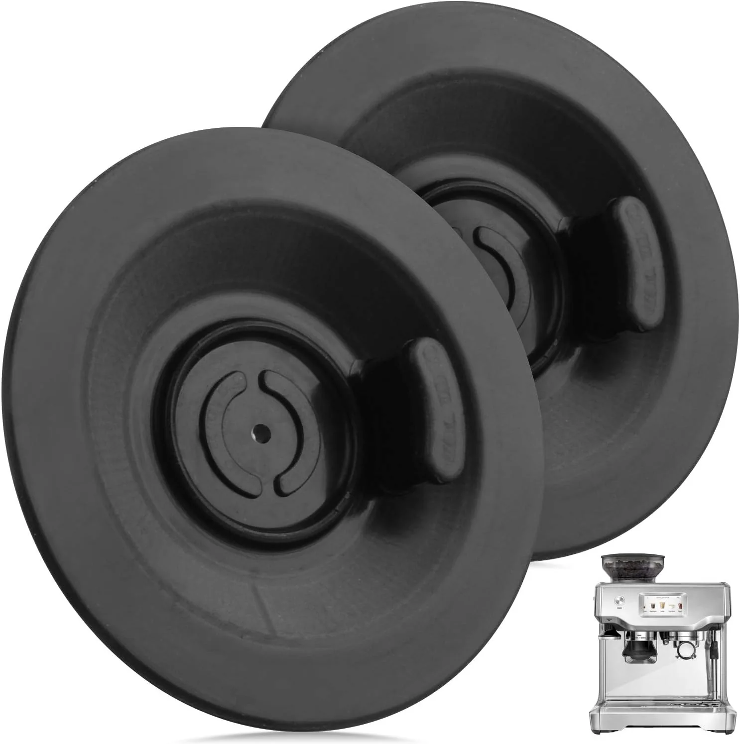 Casual IMPRESA Backflush Cleaning Disc Pack of 2 54mm Compatible with Breville Duo-Temp Pro amp Barista Series – Espresso Machine Accessories Kit – Use with Cleaning Tablets amp Espresso Machine Cleaner Verified