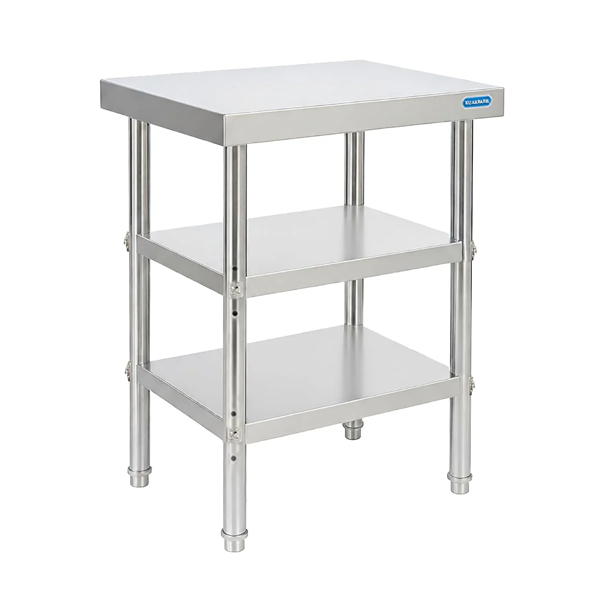 Comfortable Stainless Steel Table Stainless Steel Prep Table 18 x 24 Inch NSF Metal Commercial SS Kitchen Prep Worktable for Restaurant Kitchen Garage Warehouse Trusted