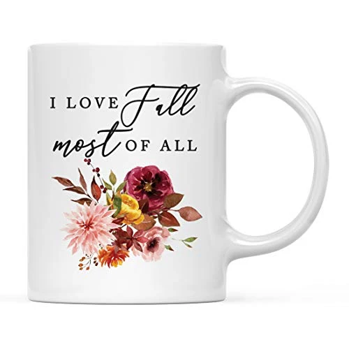 Powerful Fall Burgundy Marsala 11oz. Ceramic Coffee Tea Mug Sustainable