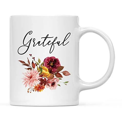 Expertly Made Fall Burgundy Marsala 11oz. Ceramic Coffee Tea Mug Premium