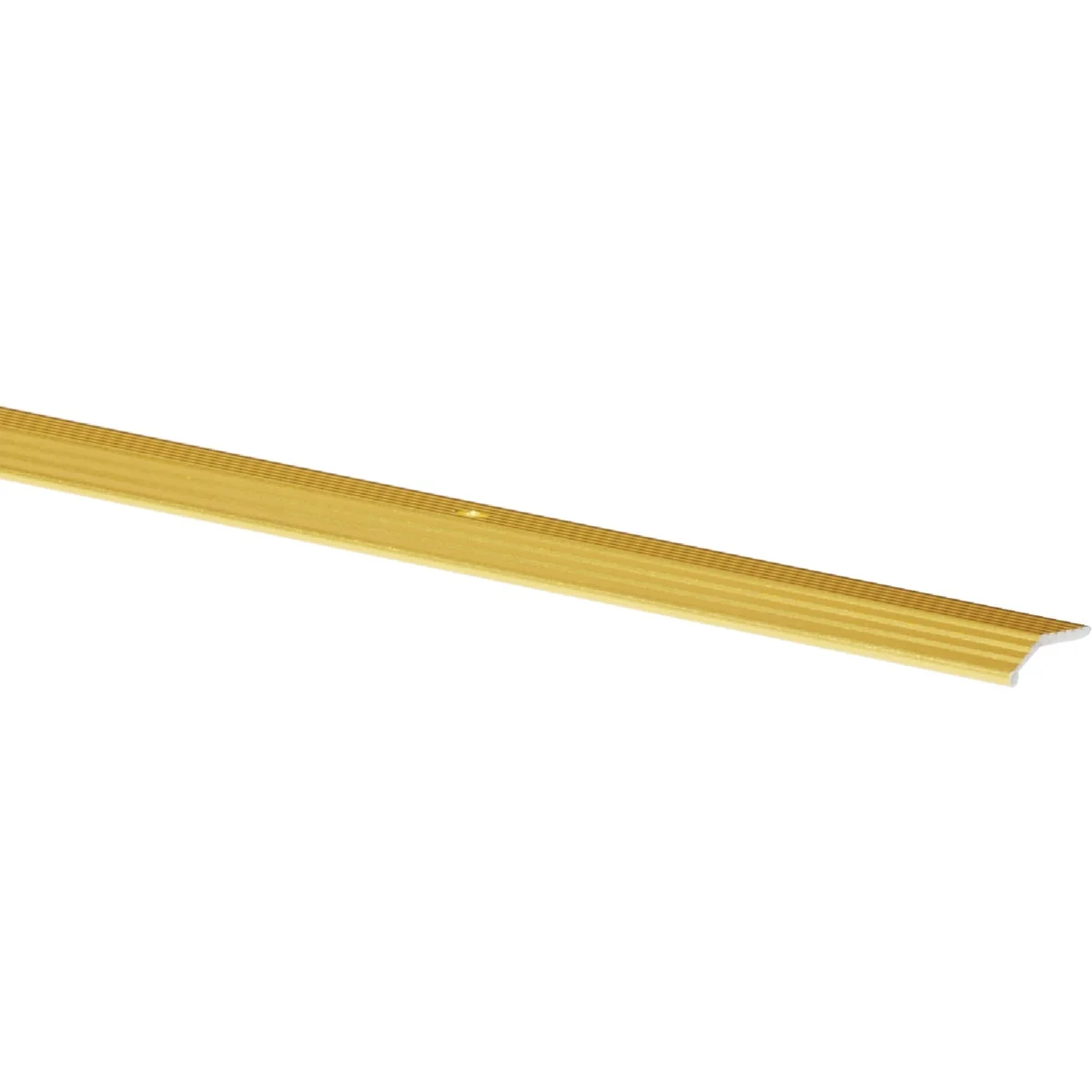 Easy-to-Use M-D Satin Brass Fluted 7 8 In. x 6 Ft. Aluminum Carpet Trim Bar Sophisticated