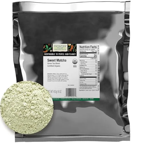 Reusable Organic Sweet Matcha Green Tea Powder 16 Ounce Unique
