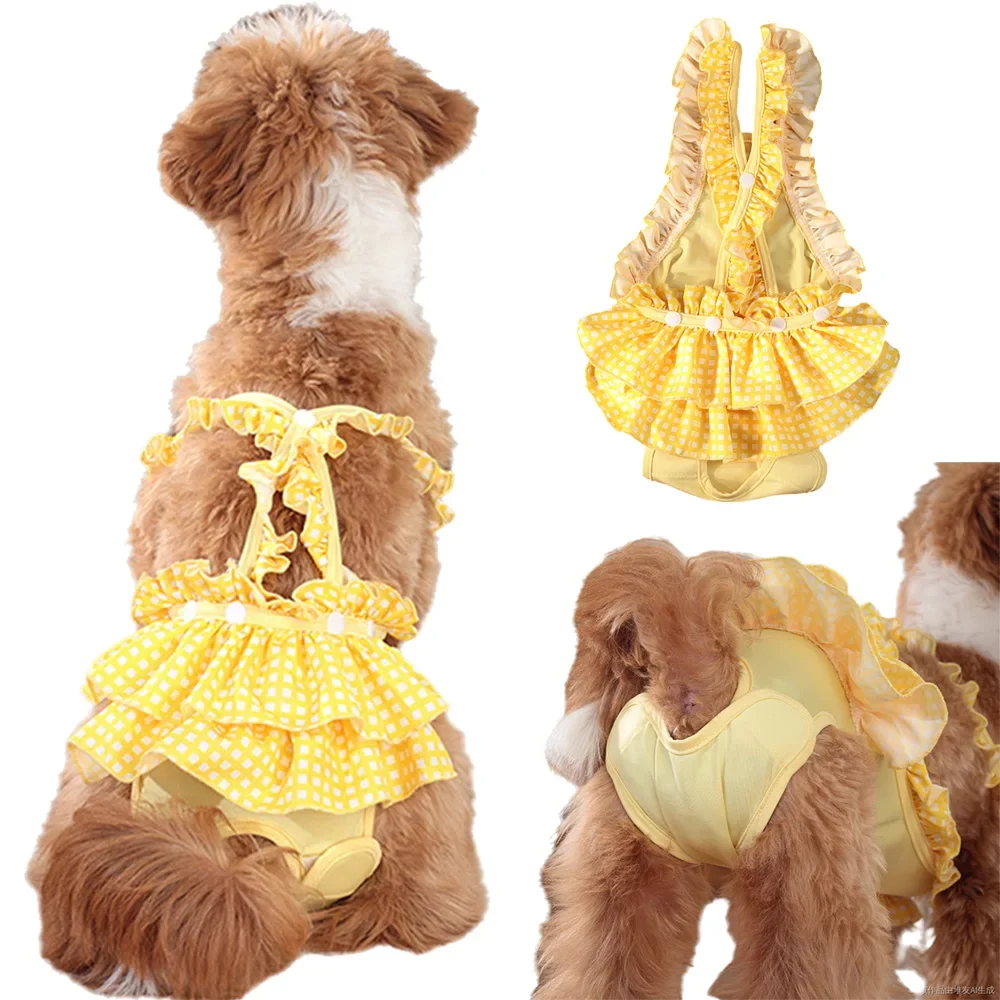 Consistent Female Dog Physiological Pants with Cute Print Artisan
