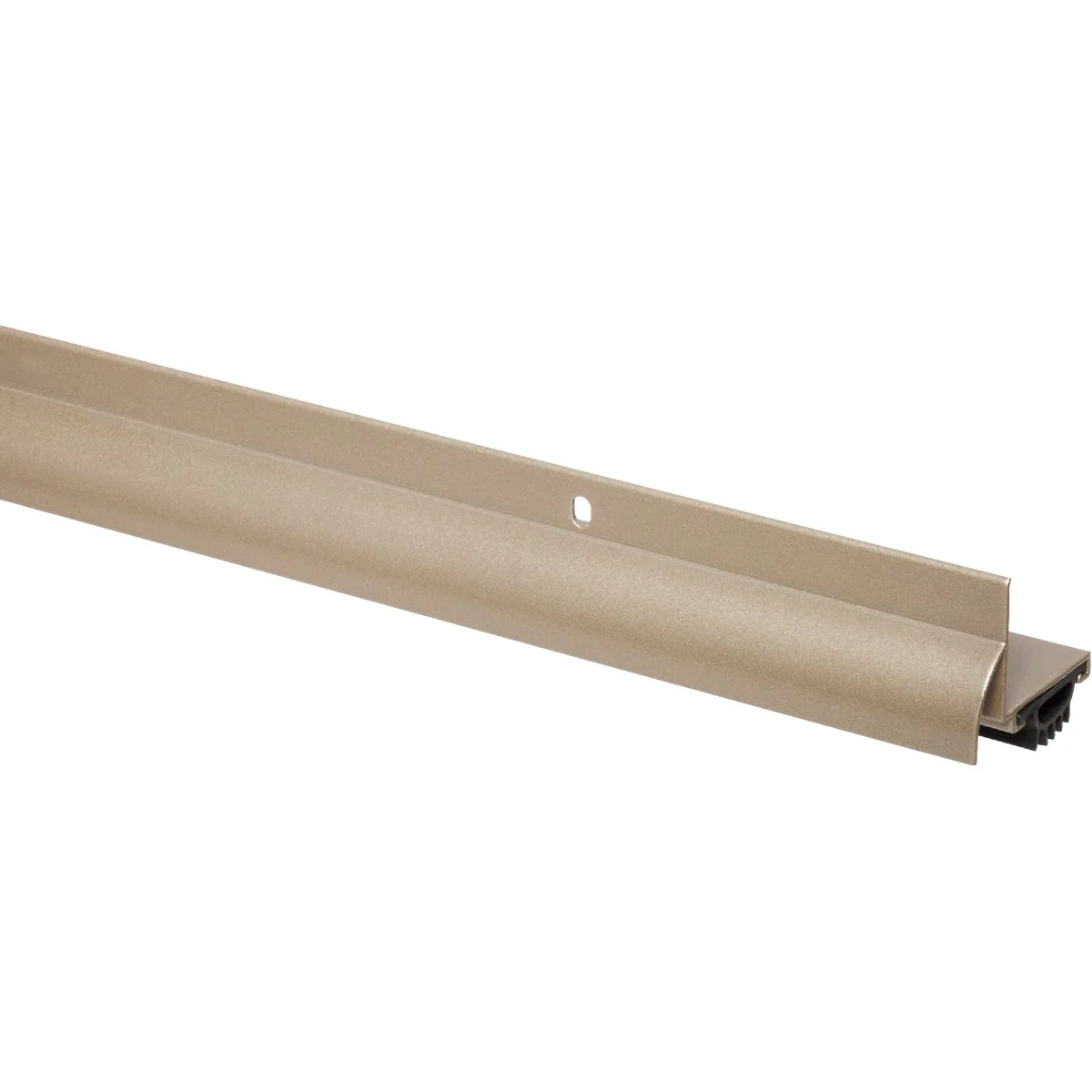 Genuine M-D 1.75 In. W. x 1.25 In. H. x 36 In. L. Satin Nickel Vinyl L-Shaped Door Bottom with Drip Cap for 1-3 8 1-3 4 In. Door Elite