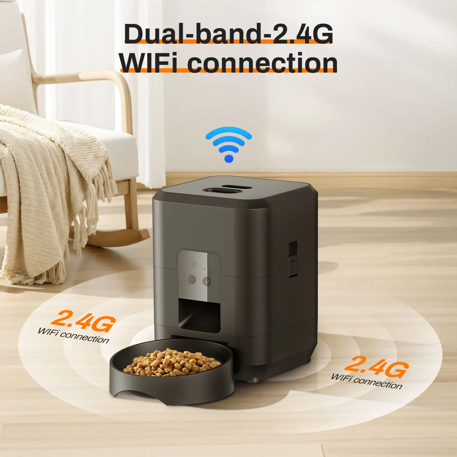 Verified Distributeur intelligent de nourriture pour animaux de compagnie distributeur automatique de nourriture pour chats machine à repas lents pour chiens avec distributeur de nourriture automatique chronométré et quantitatif gamelle pour chat et chienSPÉCIFICATIONS Classic