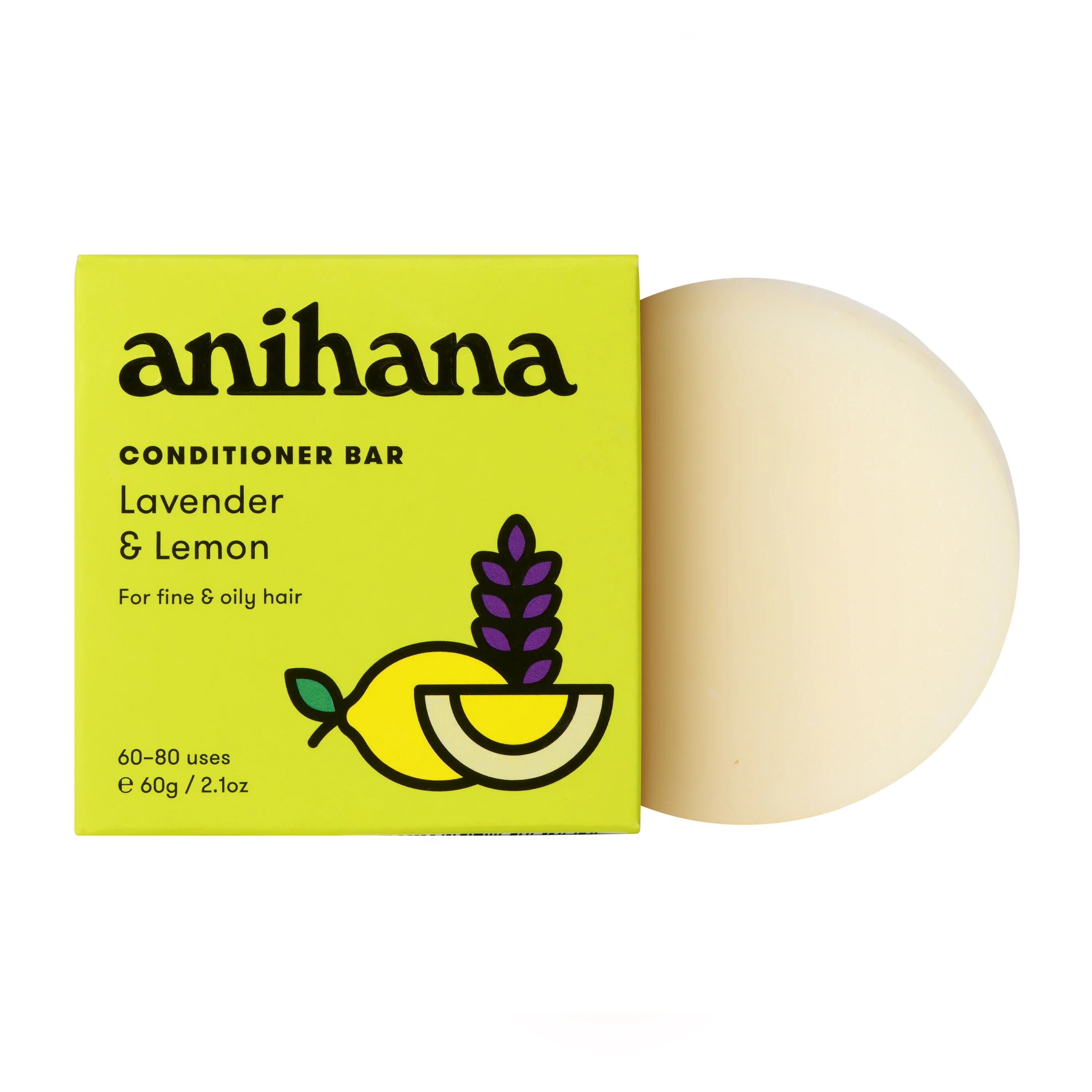 High-End Anihana Conditioner Bar Fine Oily Hair Sustainable