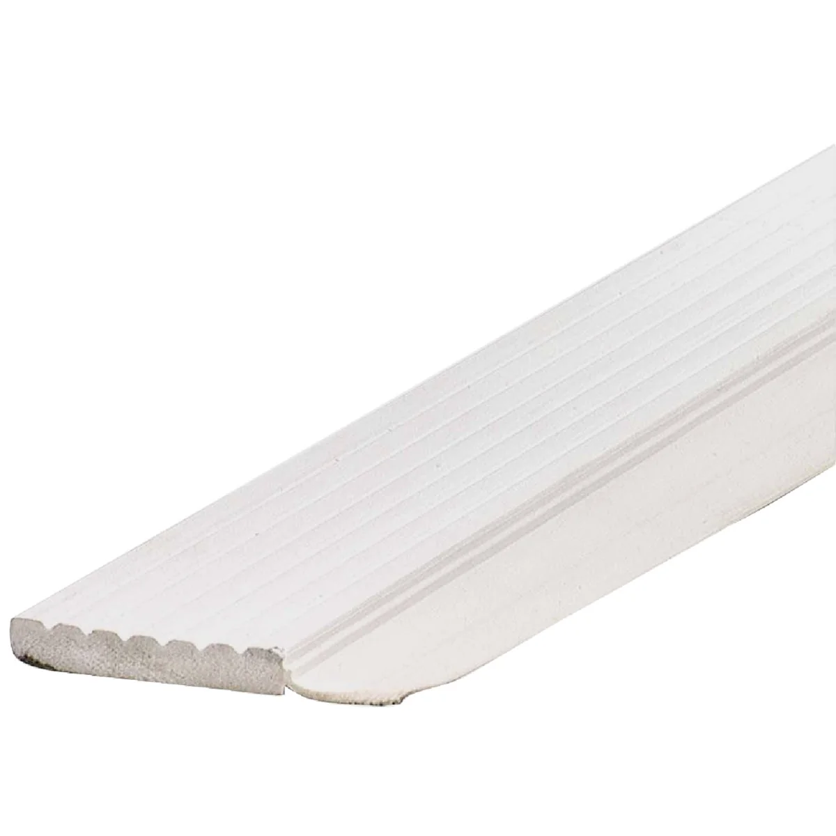 Reusable M-D 2 In. x 9 Ft. White Vinyl Top and Side Garage Door Stop Crafted