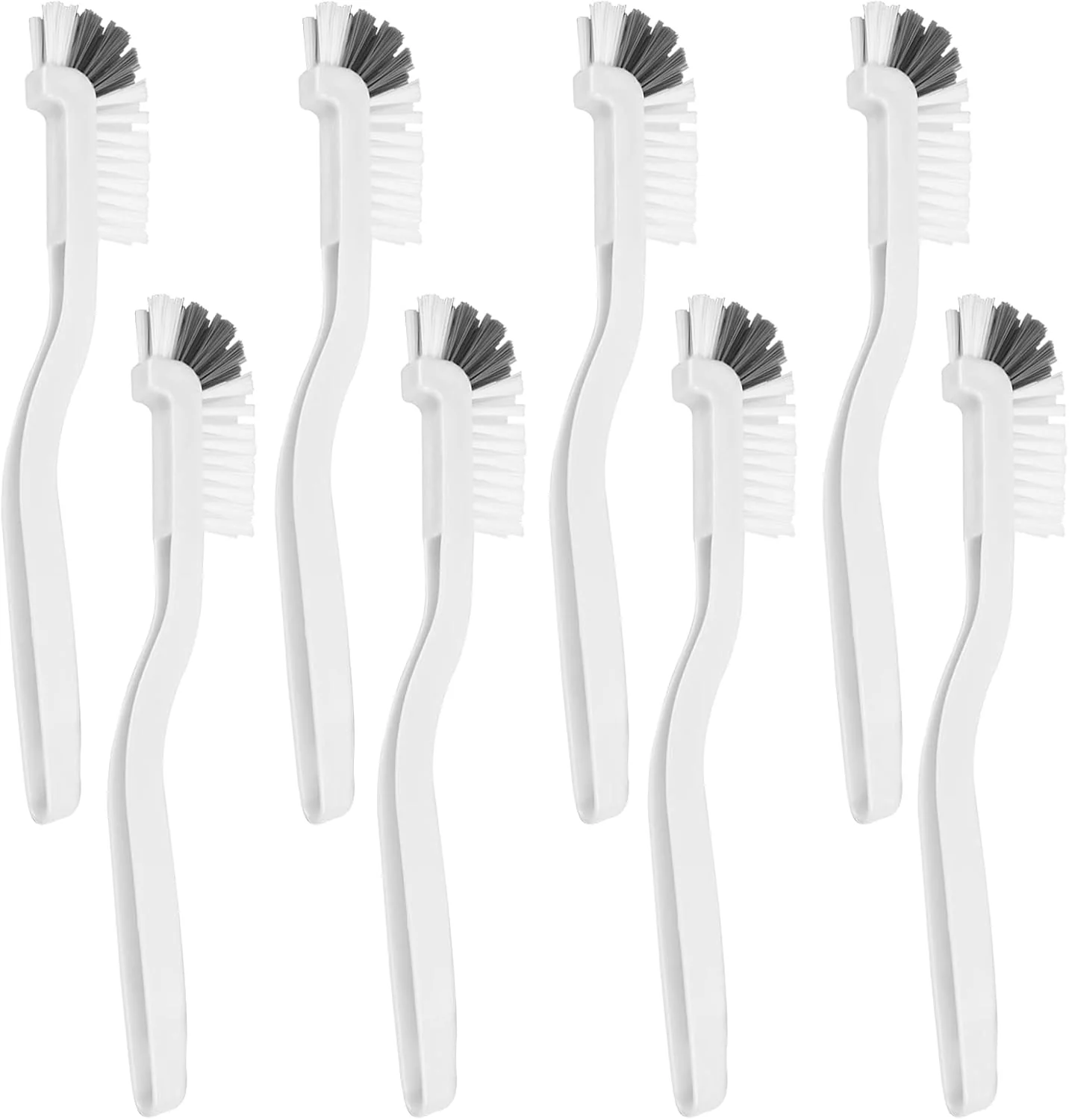 High-Quality 8 Pcs Dish Brush Bottle Bathroom Scrub Brushes Kitchen Cleaning Brush Right Angle Kitchen Brush Sink Household Pot Pan Edge Corners Tile Lines Brush Eco-Friendly