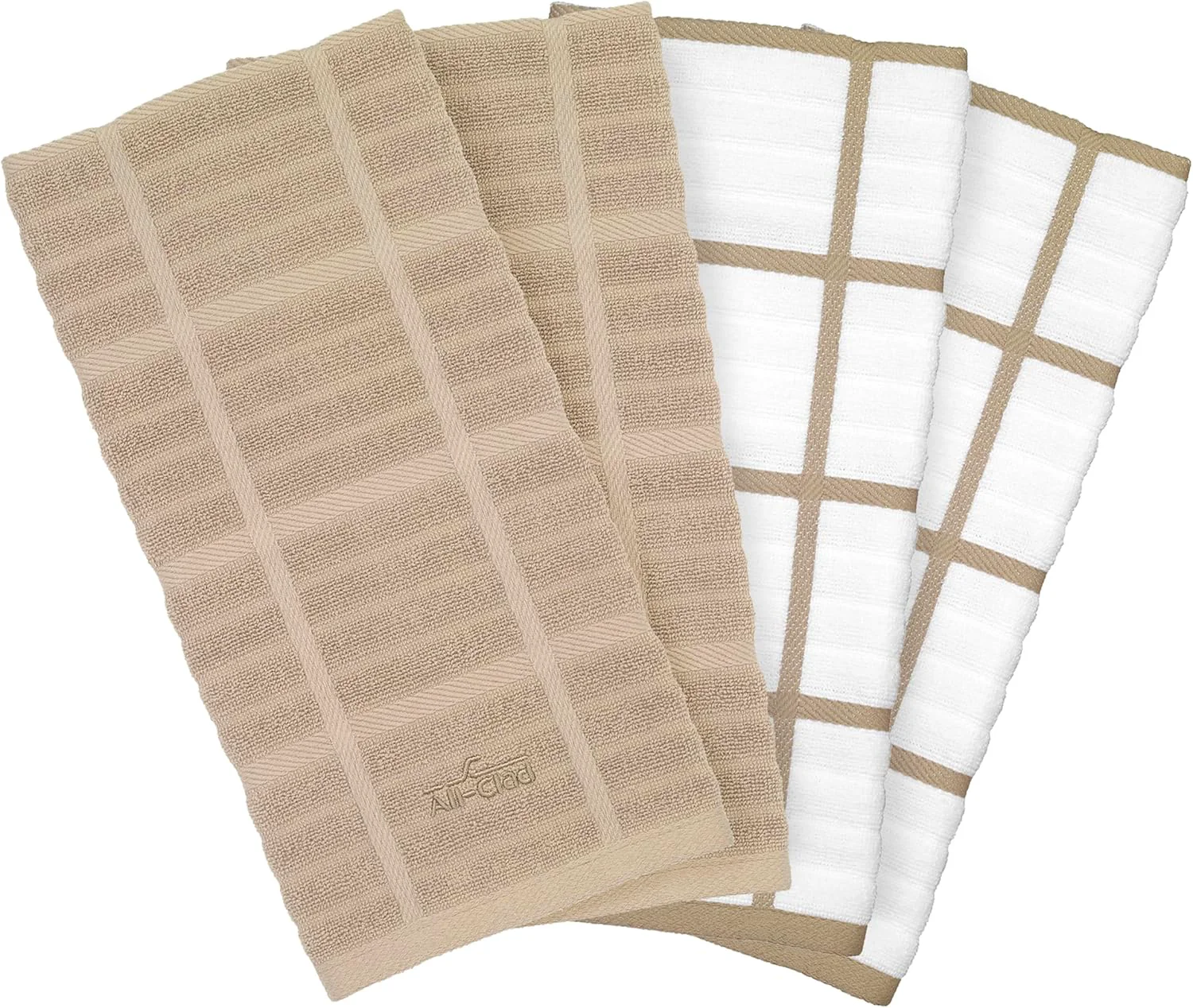 Innovative All-Clad Kitchen Towels Premium Absorbent Cotton 4-Pack Top-Quality