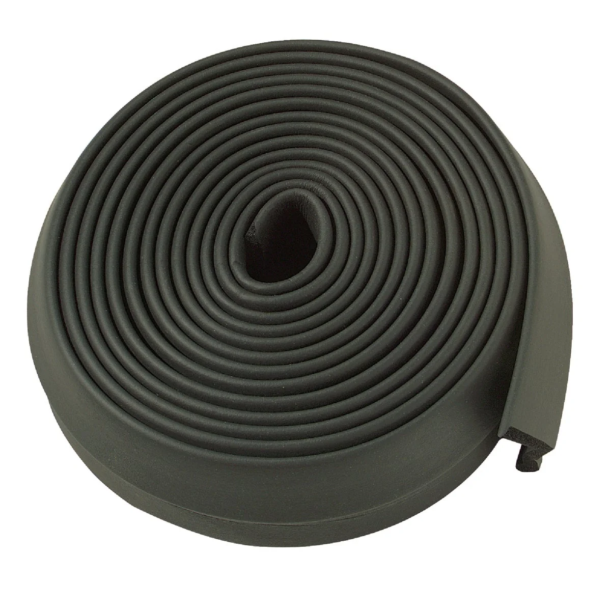 Verified M-D 2 In. x 16 Ft. Black Rubber Bottom Garage Door Seal Environmentally Friendly